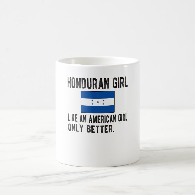 Caneca De Café Raízes hondurenhas orgulhosas Sinalizador das Hond (Centro)