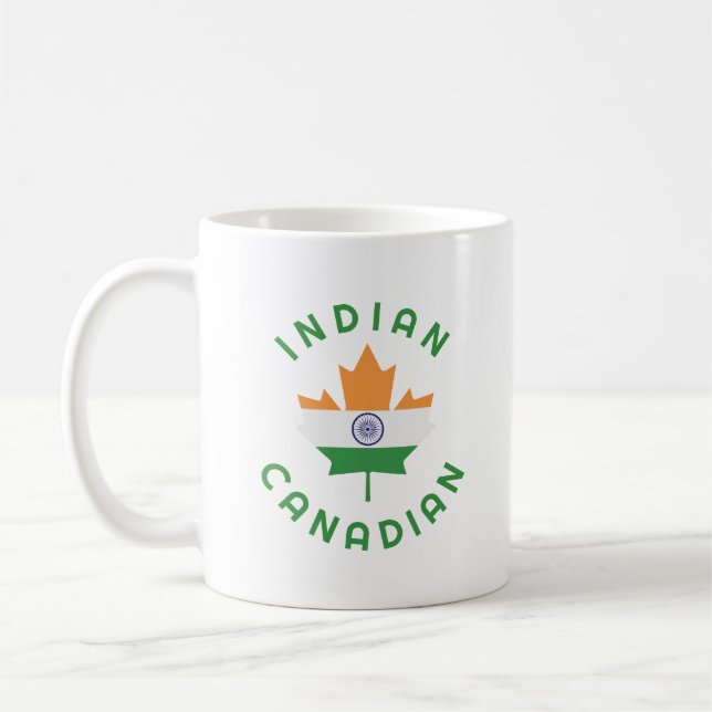 Caneca De Café Raízes Indianas do Canadá (Esquerda)