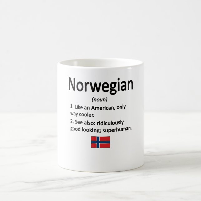 Caneca De Café Raízes Norueguesas Bandeira Norueguês Patrimônio N (Centro)