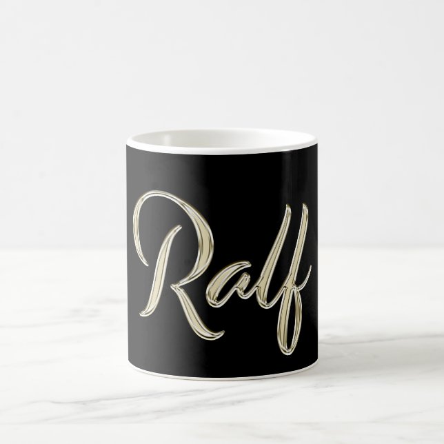 Caneca De Café Ralf Name whitegold Tasse Teetasse Kaffeetasse (Centro)