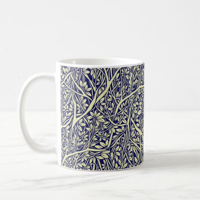 Caneca De Café Ramais de árvores entretecidas de forma artificial (Esquerda)