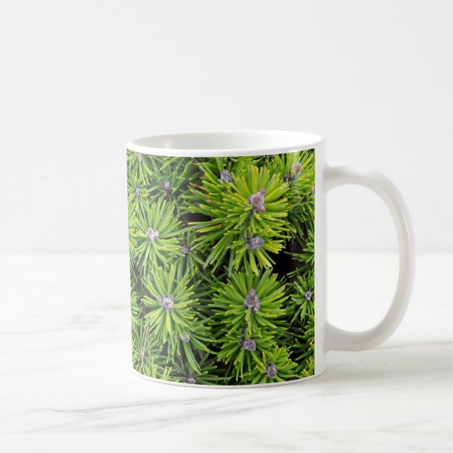Caneca De Café Ramais verdes (Direita)