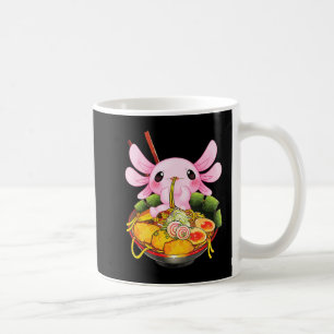 Caneca De Café Ramen Axolotl Kawaii Anime Comida Japonesa Garota-