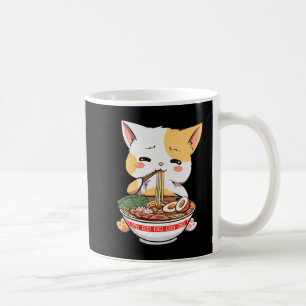 Caneca De Café Ramen Cat Anime Bowl Kawaii Neko Japonês Kids Gir