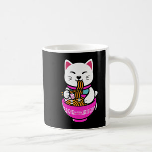 Caneca De Café Ramen Cat Anime Neko Gift Kawaii