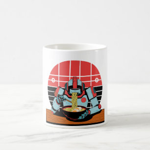 Caneca De Café Ramen Mecânico
