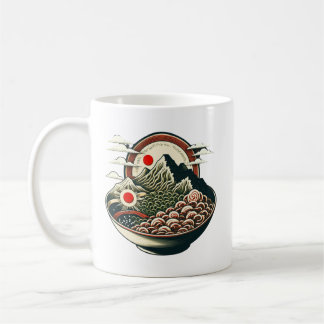 Caneca De Café Ramen Mountain
