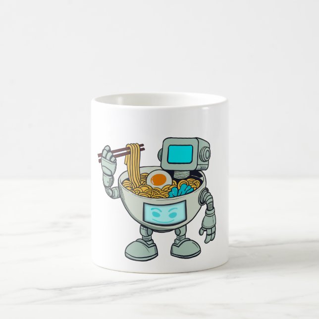 Caneca De Café Ramenbot (Centro)