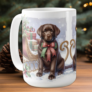 Caneca De Café Ramificações de Pequim - Arte Negra para Cachorr