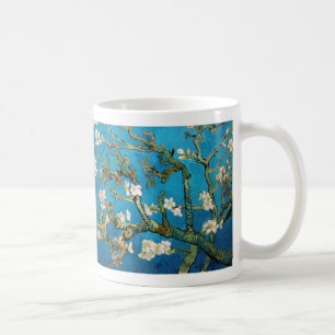 Caneca De Café Ramos da amêndoa no detalhe da flor, Van Gogh