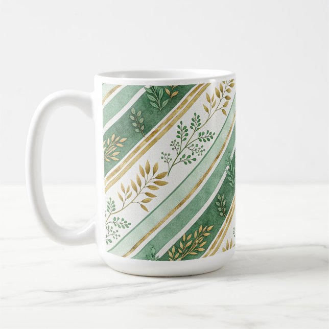 CANECA DE CAFÉ RAMOS E VIDES IRLANDESES VERDES E OURO (Esquerda)