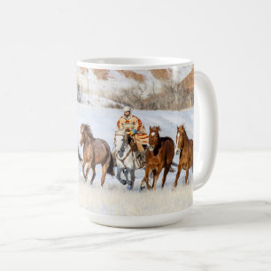 Caneca De Café Ranch Hideout Horse, Wrangler e Cavalos