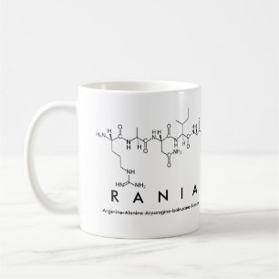 Caneca De Café Rania peptide mug
