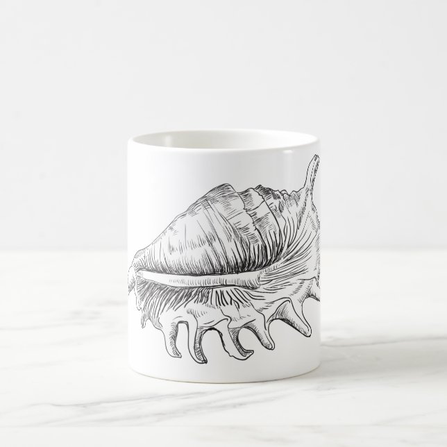 Caneca De Café Rapana Seashell (Centro)
