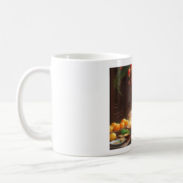 Caneca De Café (Rapariga Asiática III) Mug Clássica, 11 oz (Esquerda)