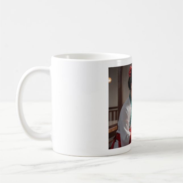 Caneca De Café (Rapariga Asiática VII) Mug Clássica, 11 oz (Esquerda)