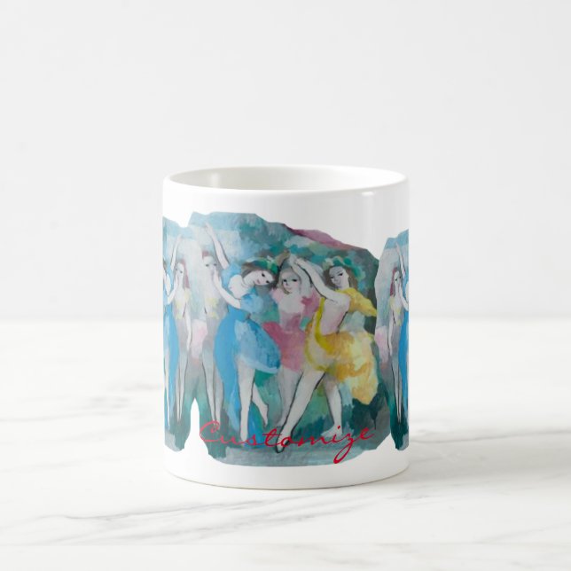 Caneca De Café Rapariga Ballerina Dançarinas Thunder_Cove (Centro)