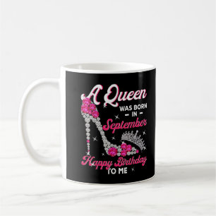 Caneca De Café Rapariga De Aniversário Dotando Mulheres As Filas 