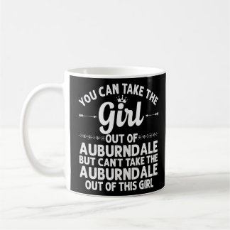 Caneca De Café Rapariga De Auburndale Fl Flórida Engraçado Raiz D
