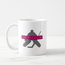 Caneca De Café Rapariga de Hockey Goalie