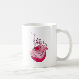 Caneca De Café Rapariga Rosa