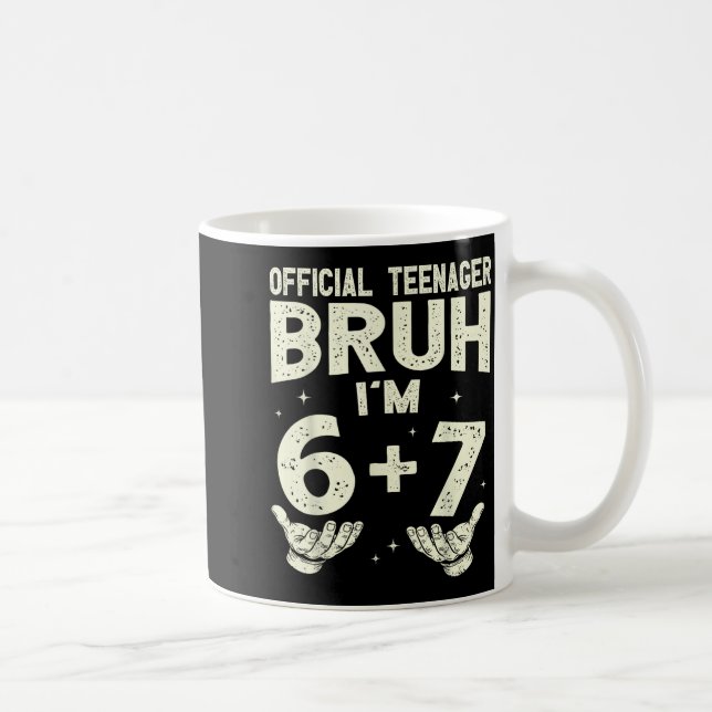 Caneca De Café rapazes de 13 anos de aniversário adolescente meni (Direita)