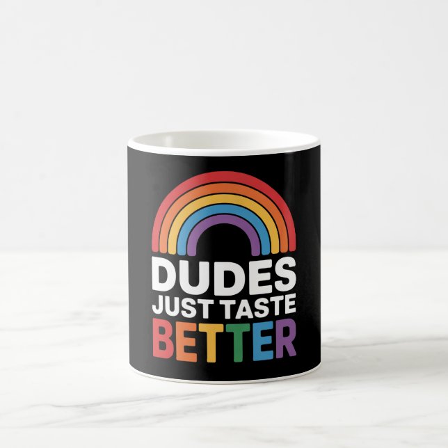 Caneca De Café Rapazes São Simplesmente Mais Saborosos Funny Gay  (Centro)