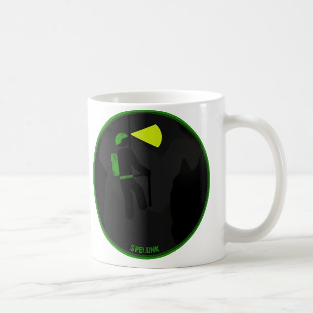 Caneca De Café Rapell VERDE Spelunk (Direita)
