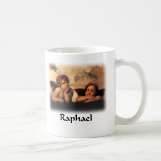 Caneca De Café Raphael Sanzio - anjos (detalhe)