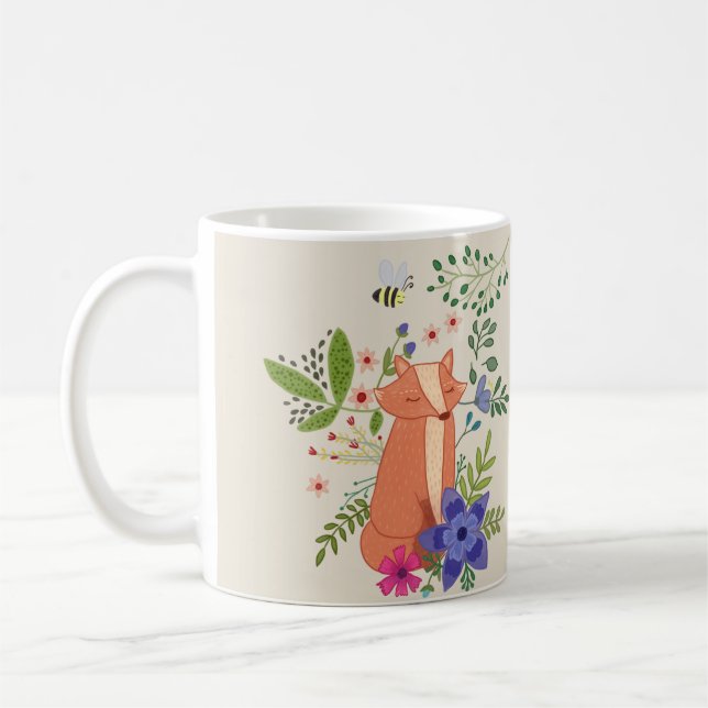Caneca De Café Raposa de bosque (Esquerda)