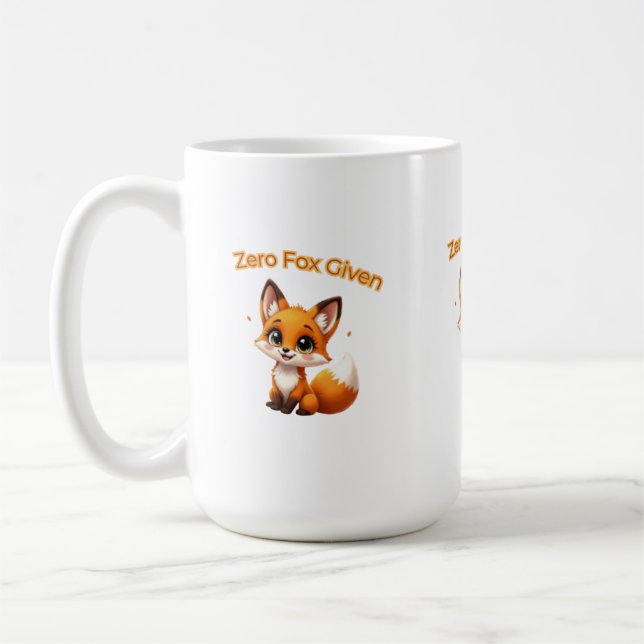 Caneca De Café Raposa de Desenho Animado Fofa – Estilo Kawaii Ado (Esquerda)