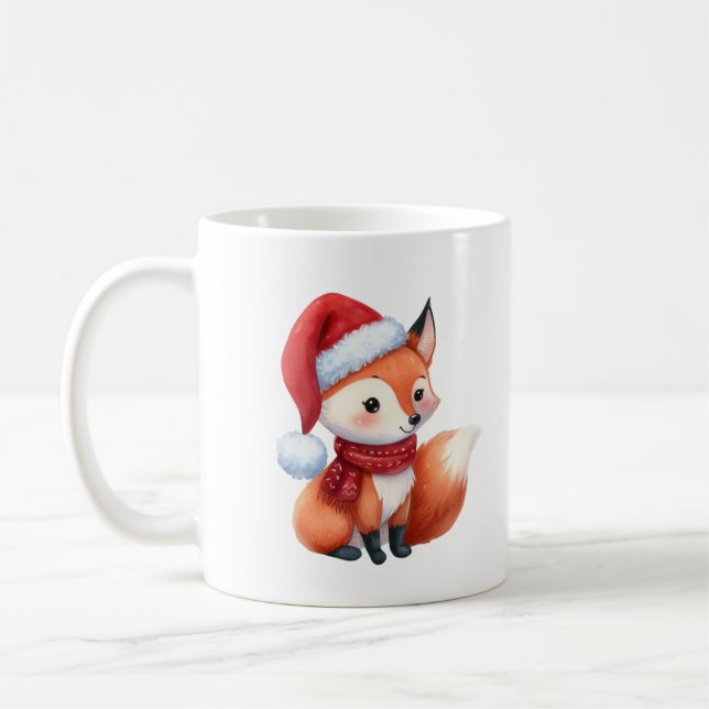 Caneca De Café Raposa de Natal (Esquerda)