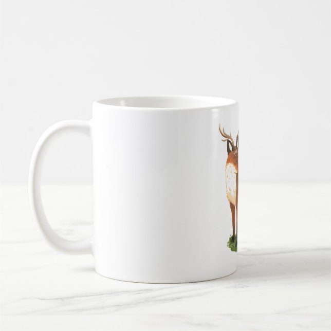 Caneca De Café Raposa de Veado Vermelho (Esquerda)