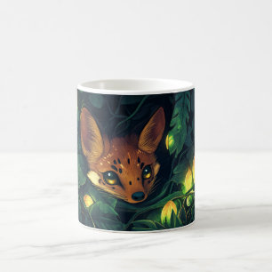 Caneca De Café raposa Estilo Cartoon vibrante Cute Colorido Café