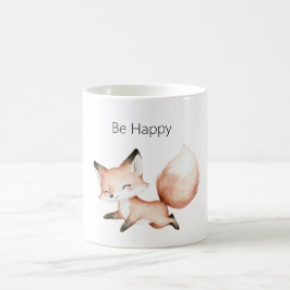 Caneca De Café Raposa Feliz