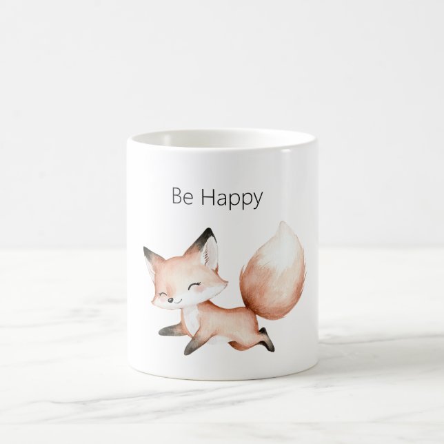 Caneca De Café Raposa Feliz (Centro)