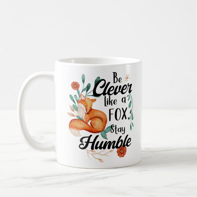 Caneca De Café Raposa, Humilde, Farinha Selvagem (Esquerda)