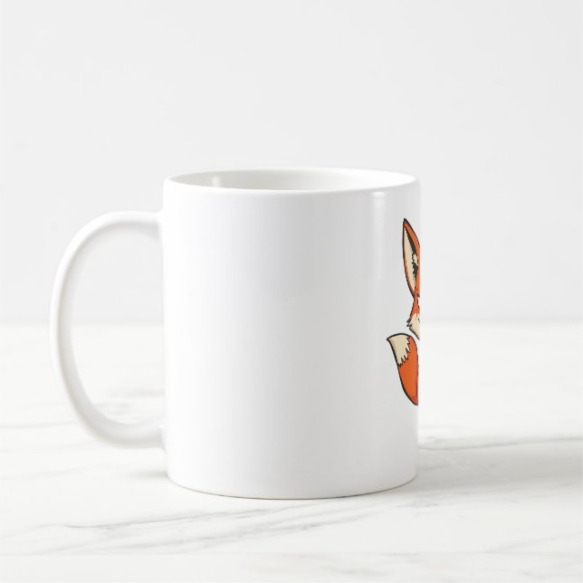 Caneca De Café Raposa Misquiívora com Tee de Pena (Esquerda)