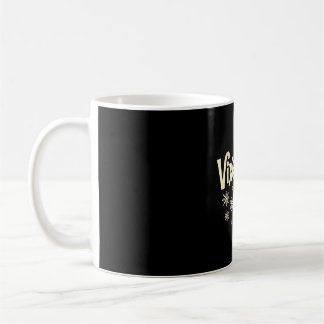 Caneca De Café Raposa renas do Natal pin up garota natal vintage