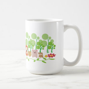 Caneca De Café Raposa vermelha, frango pequeno, porco selvagem, c