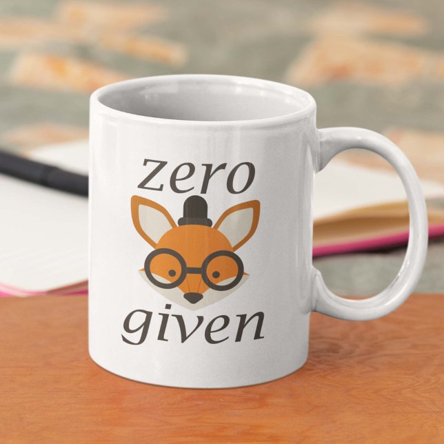 Caneca De Café Raposa Zero Dada (Zero Fox Given Mug)