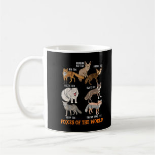 Caneca De Café Raposas do Mundo Coisas Divertidas sobre Raposas A