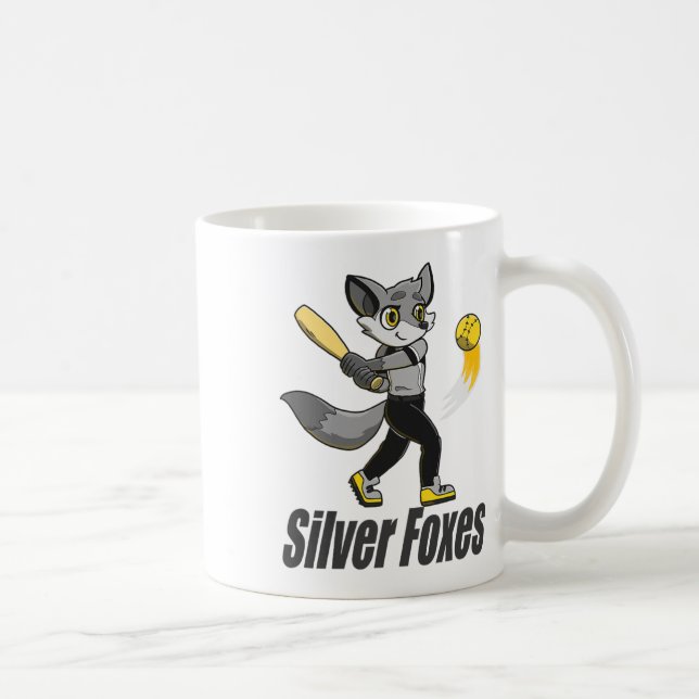 Caneca De Café Raposas Prateadas Softll  (Direita)