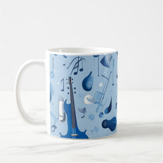 Caneca De Café Rapsódia em Blue Mug