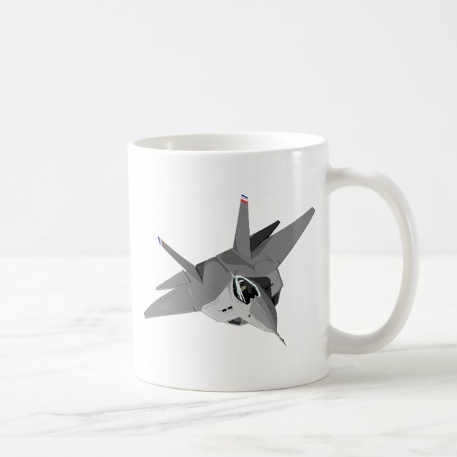 Caneca De Café Raptor de F 22 (Direita)