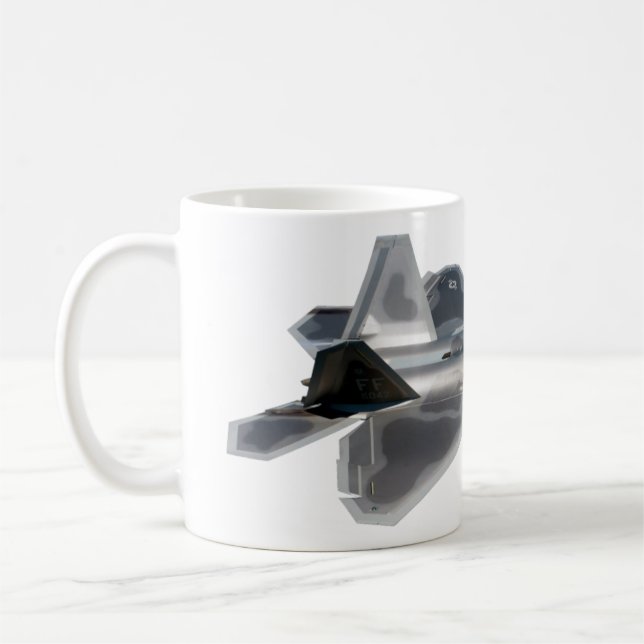 Caneca De Café Raptor F-22 (Esquerda)