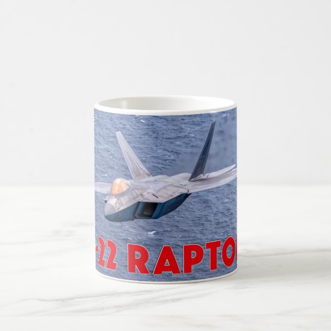 Caneca De Café Raptor F-22 (Centro)