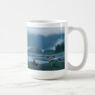 Caneca De Café Rare Spirit Bear e Misture River