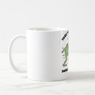 Caneca De Café Rãs Dançando Juntas Tomam Mais Chances Dançam Mais