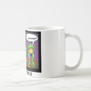 Caneca De Café Rãs Preguiçosas também conhecidas como Cogumelos P